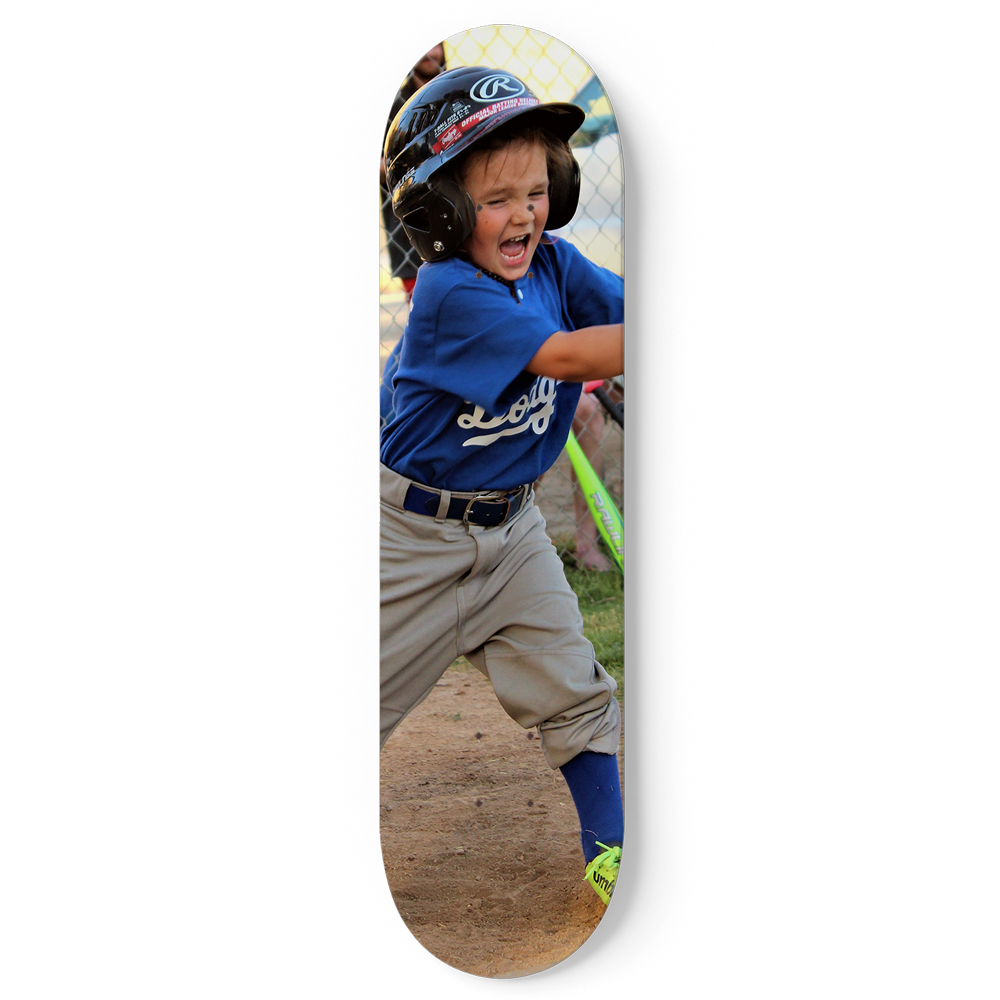 Personalized Single Skateboard Wall Art