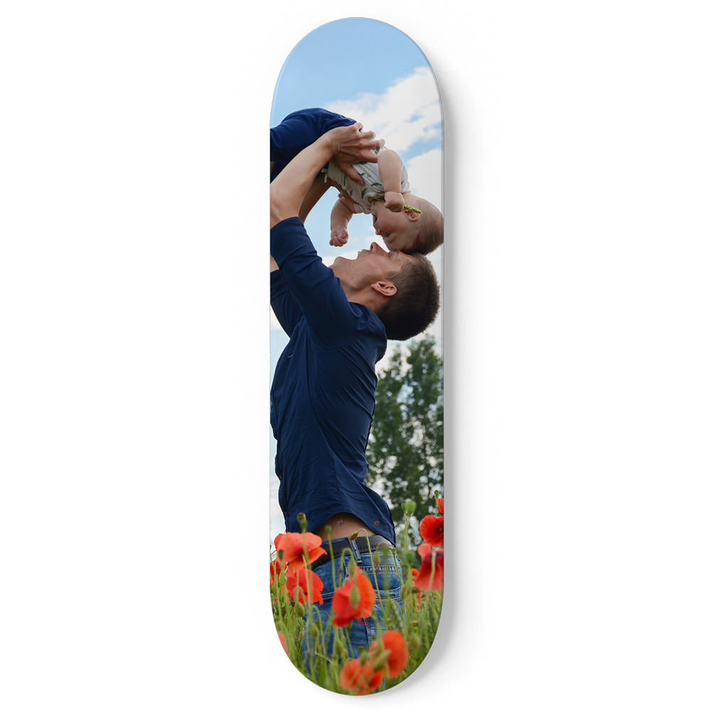 Personalized Single Skateboard Wall Art